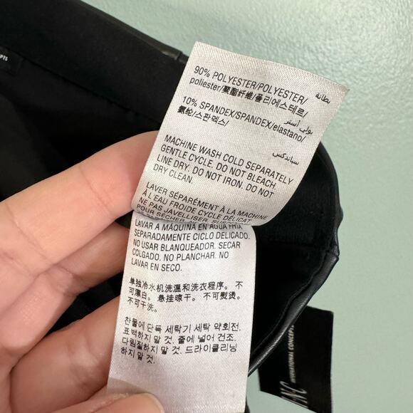 INC International Concepts Skirt Womens L Mini Faux Leather Party Black NWT - Picture 7 of 8